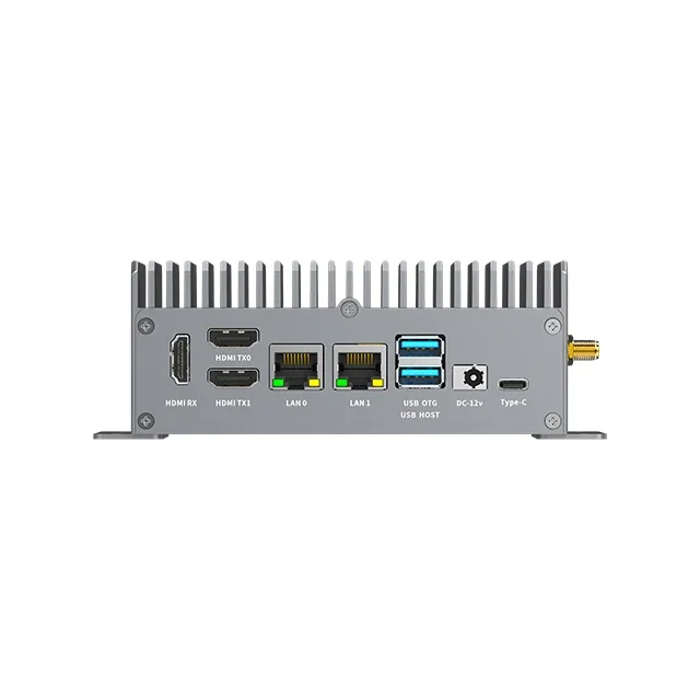RS232 With Algorithm ai powered tech RK3588 AI Edge Computing Box Industrial Mini PC