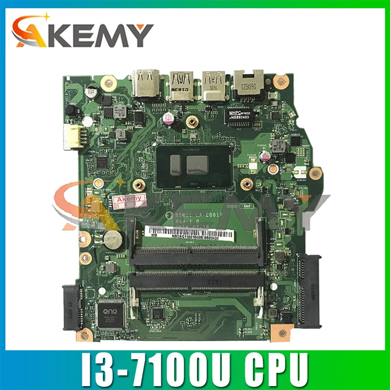 

Материнская плата для ноутбука Aspire ES1-572 BU403UA BU403UA I7-6500U I5-6200U I3-6300U 100% полностью протестированная материнская плата LA-E061P
