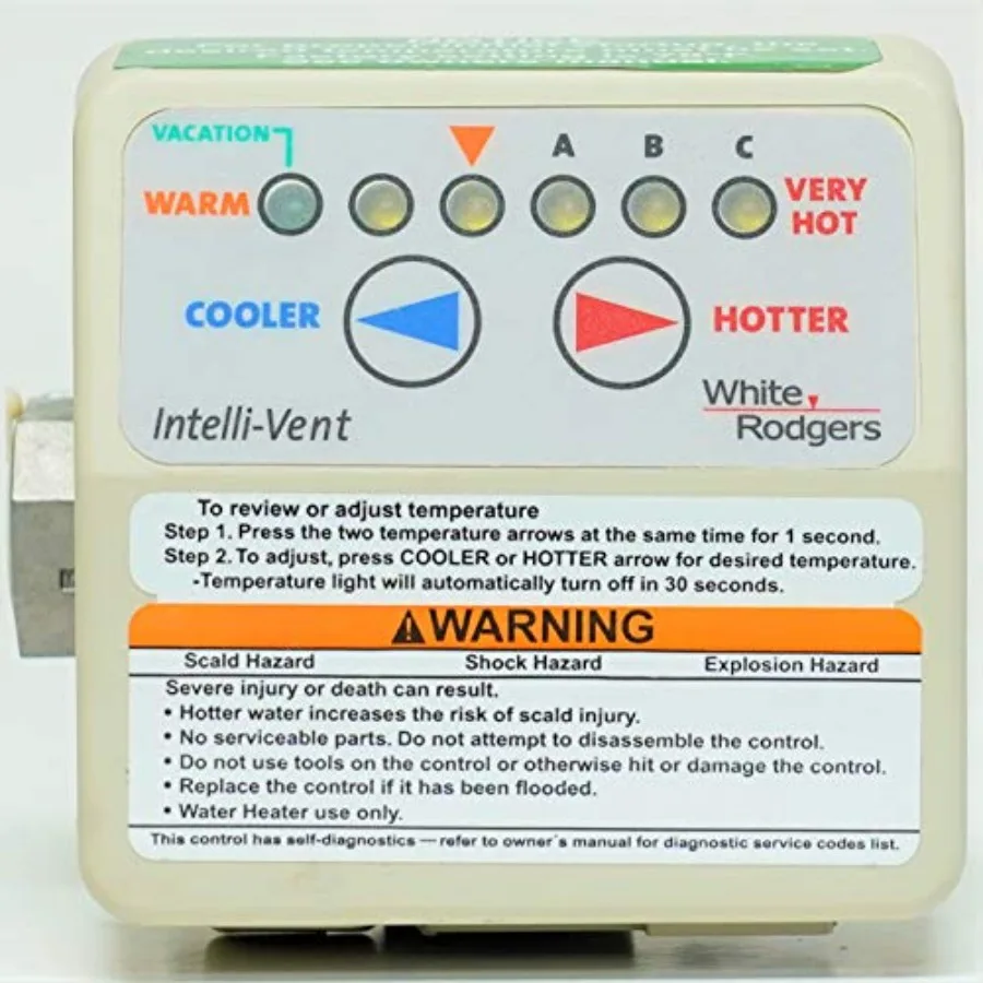 37E73A903 Газовый водонагреватель Термостат Управление Клапан IntelliVent только для природного газа с улучшенной регулировкой температуры и S