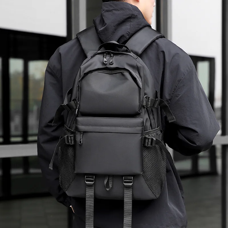 Homefish 15,6-Zoll Laptop-Reiserucksack, Handgepäck für Flugreisen mit Schuhfach und Gepäckgurt zum Wandern – Detail 9