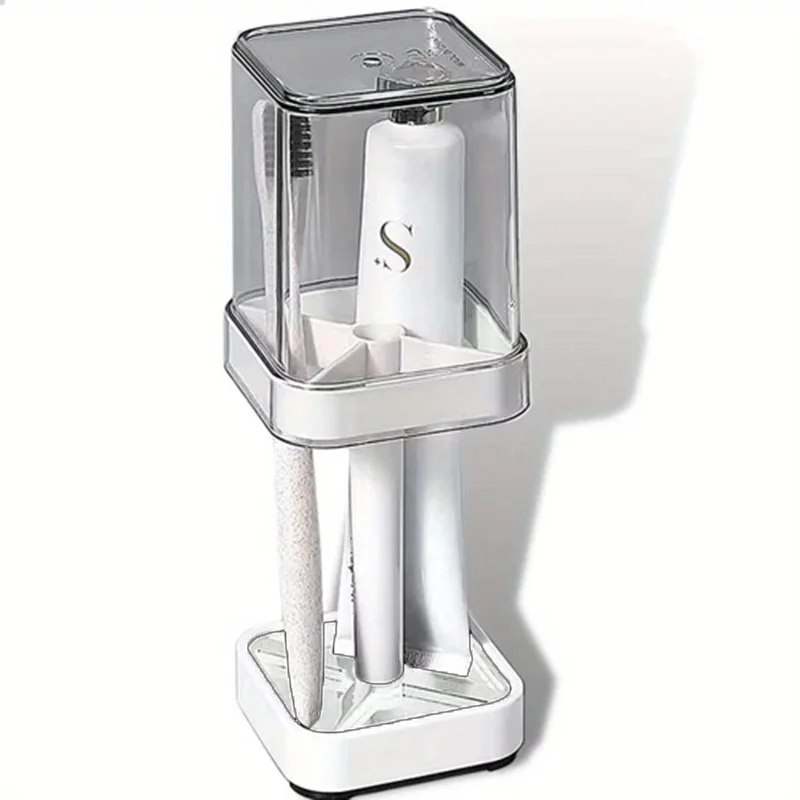 

Пылезащитная чашка для ополаскивателя с крышкой, держатель для зубных щеток, из ПП/ПС, дорожная чашка для ополаскивателя, быстросохнущая, из пищевого ПЭТ, для ванной комнаты