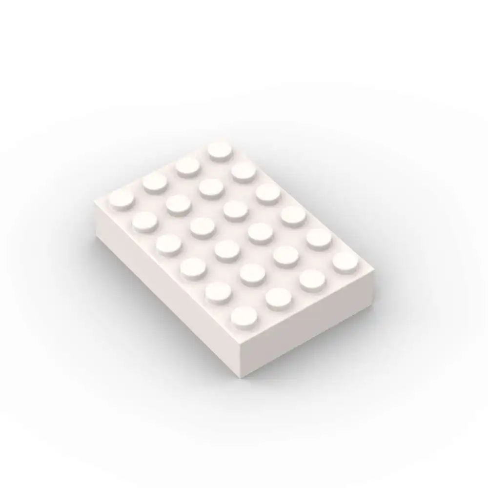 MOC 1 قطعة 2356 4x6 الطوب اللبنات عدة منزل القلعة متوافق تجميع فكرة الجسيمات لتقوم بها بنفسك لعب الأطفال هدايا عيد ميلاد الطفل