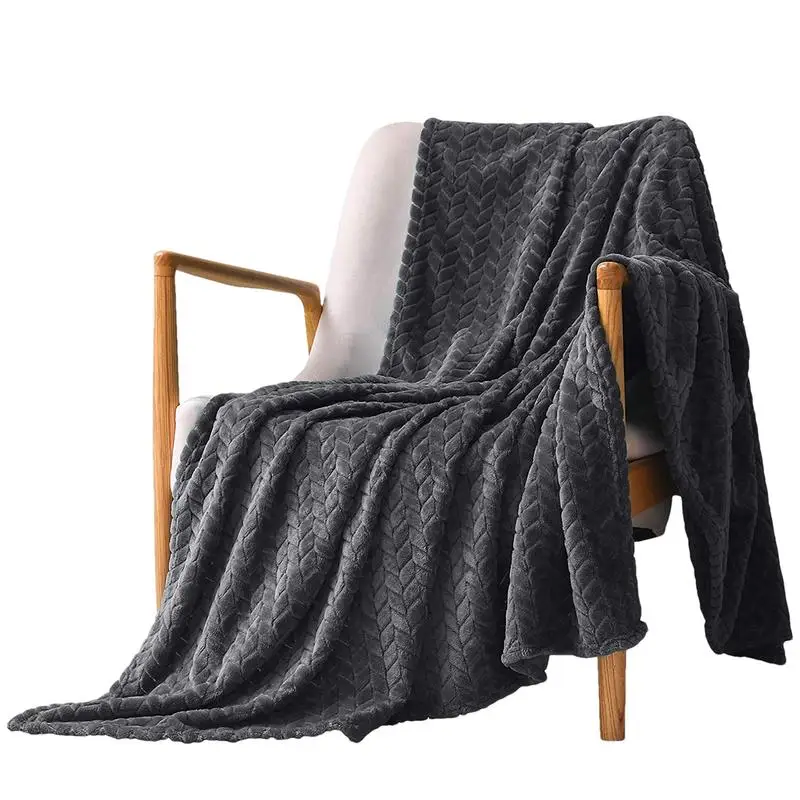 

Flannel Throw Blanket Sofa Blanket Throw Blanket Bed Throw Large Flannel Blanket Wheat Ear Warm Couch Blankets Soft Throws Home