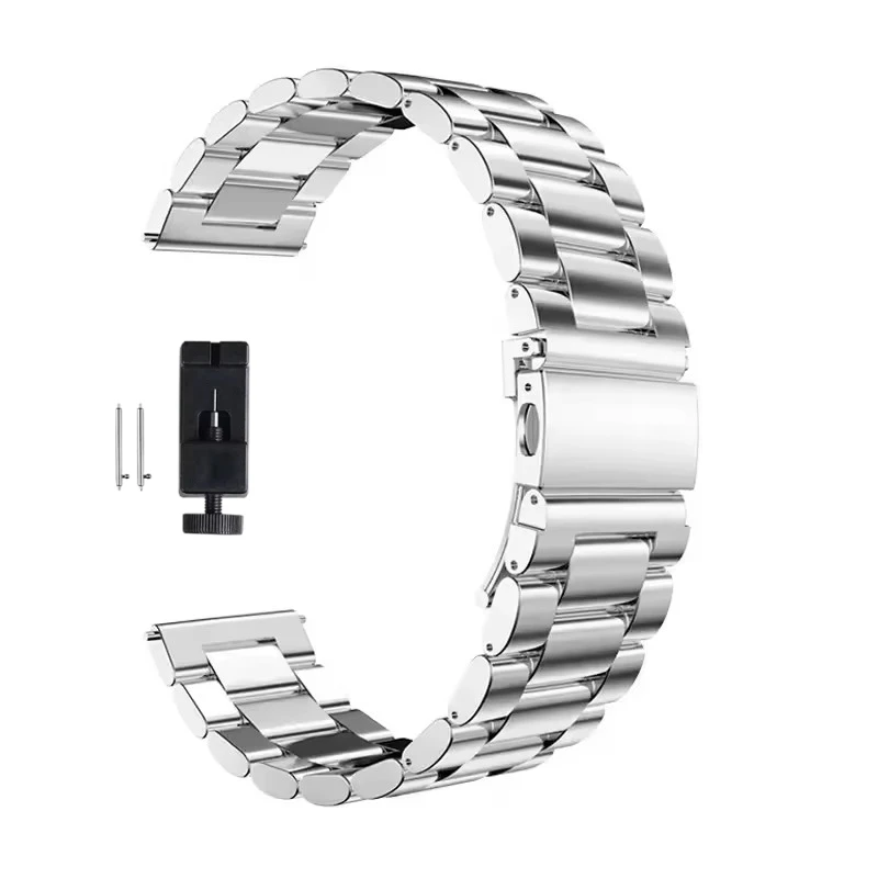 22 mm 20 mm Metallarmband für Samsung Galaxy Watch 7 6 5 4 40 mm 44 mm 46 mm 5Pro 45 mm Edelstahlarmband für Amazfit Bip Huawei GT4.