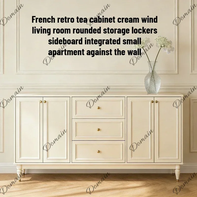 LKJ Coffee Storage Cabinets Vintage Drawer Stuff Living Room Cabinets Collectables Pantry Meuble Rangement French Style Furnitur