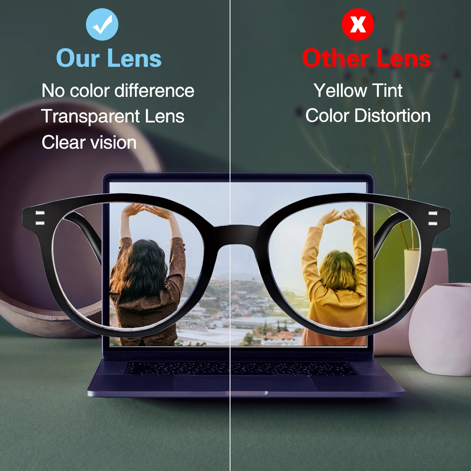 CLASAGANew Fashion Ultralight Reading Glasses Women Men Vision Care High-definition Eyewear Frame Presbyopic Eyeglass+1.00~+4.00