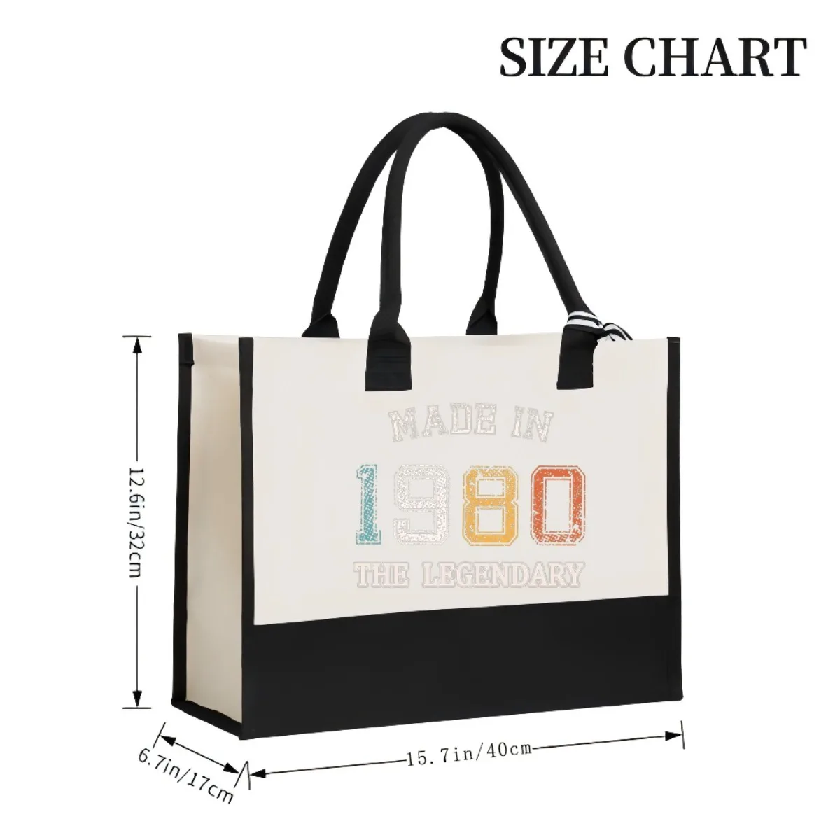 صنع في عام 1980 الأسطوري 2026 وصول جديد موضة ممارسة واسعة قابلة لإعادة الاستخدام حمل حقيبة نمط طباعة 2 لهجة الثقيلة كبيرة S #3