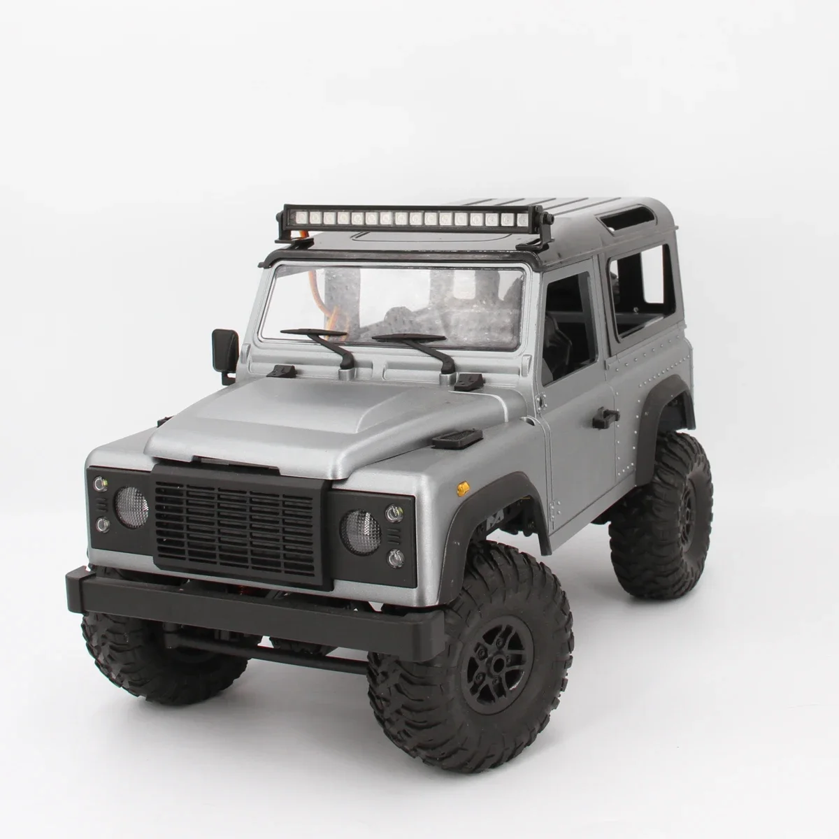 16/22LED Wielotrybowy Metalowy Kolorowy Reflektor Dachowy do Samochodów RC Crawler 1/10 Axial SCX10 90046 D90 Traxxas TRX-4 Części Tuningowe