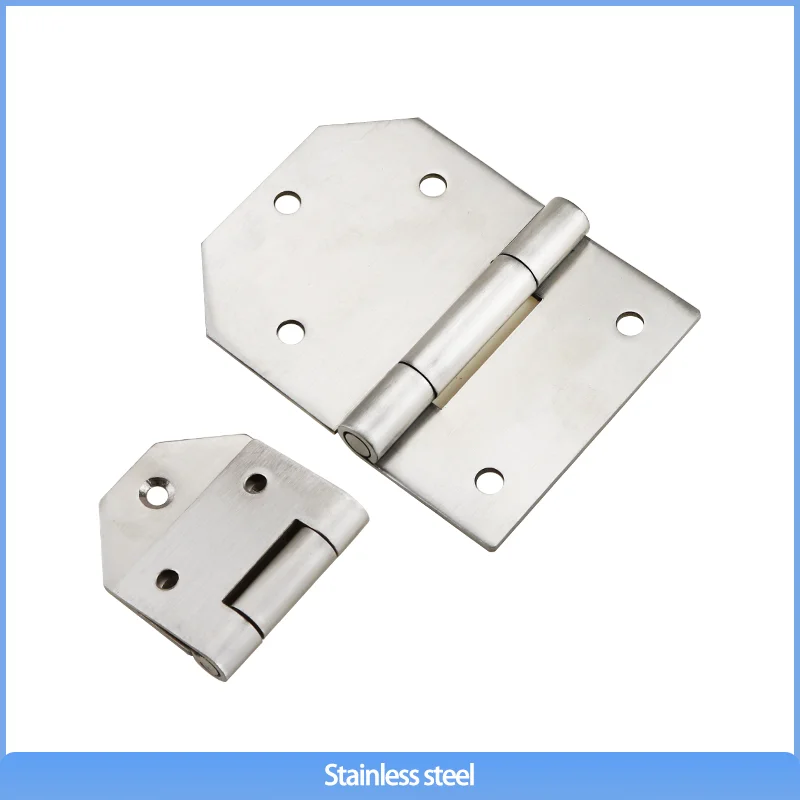 

304 Stainless Steel Asymmetric Hinge Heavy-Duty Large Hinge For Industrial Electrical Automation Equipment
