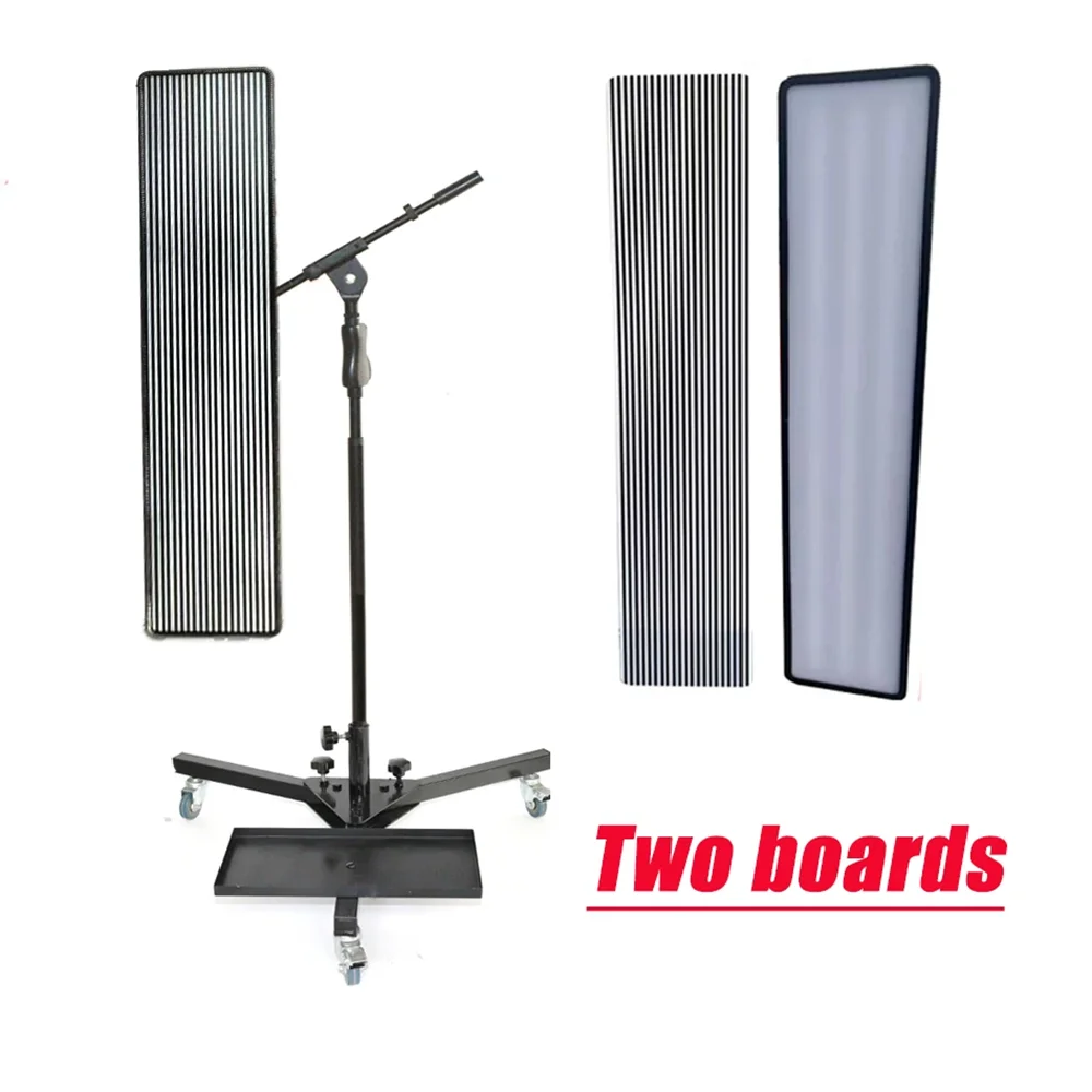 Scheda linea lampada ammaccature di alta qualità con strisce Kit di strumenti di riparazione ammaccature Lampada linea riflettente Bordo PDR king Dent Light Tools