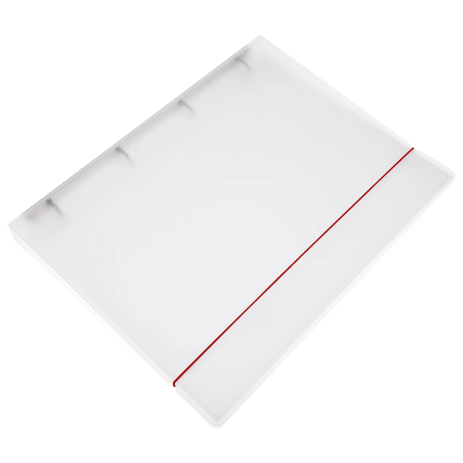 

1pc A4 Sheet Music Holder Transparent Pp 4-Ring Binder Spill-Proof For Musicians Students Teachers Organized Folder Notebook