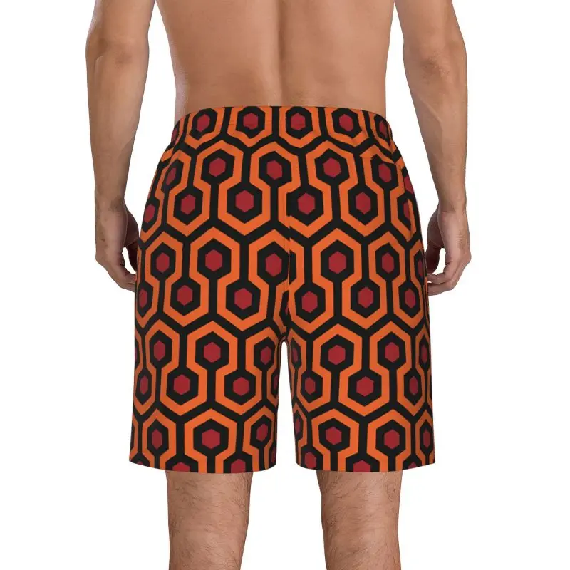 The Shining Overlook Hotel Summer Cool Flat Corner Shorts Sports Outdoor Street Stretch Shorts Beach Shorts Street