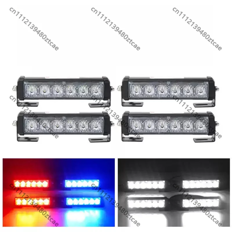 Remote Control Color‑Changing Strobe Warning Light for Car Grille,High Brightness Daytime Running Light for Motorcycle Engineer