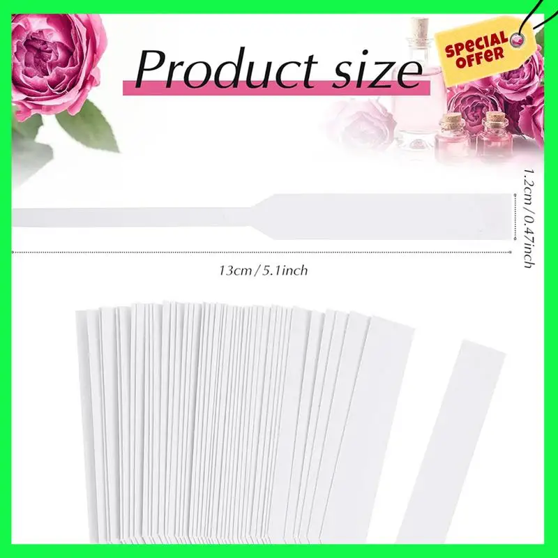 

LBER 1200 Pieces Fragrance Strips Perfume Test Strips Disposable White Blotter Essential Oils Paper Tester For Aromatherapy