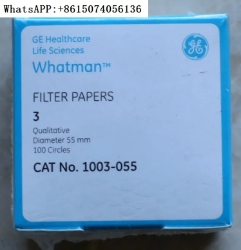 Whatman-papel de filtro cuantitativo N ° 3, 1003, 055/070/090/110/150