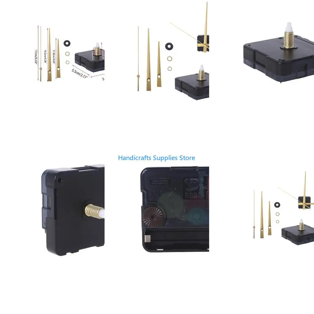 R1WA Include Hands Watch DIY Wall Clock Movement Mechanism Battery Operated DIY Repair Parts Replacement