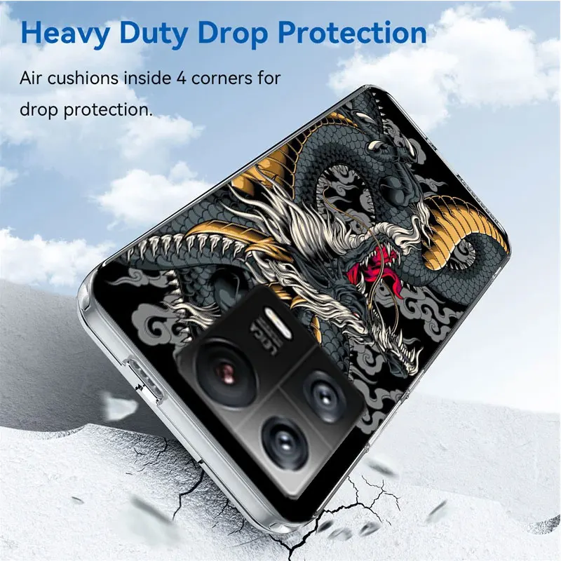 Mighty Dragon Blessing God Cool Soft Phone For Xiaomi X6 X5 X4 X3 GT F6 F5 F4 F3 F2 Pro M5 M5S M4 Mi Note 10 Lite F1 M3 M2 Case