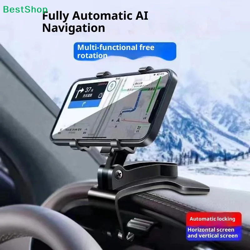 〔P〕Car Phone Holder Stand Universal Car Dashboard Clip Mount GPS Cell Mobile Phone Support In Car Bracket