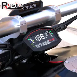 Custom Universal RPM Motorcycle Instrument GPS Speedometer Digital Odometer Gauge Tachometer For Kawasaki For Suzuk 2/4 cylinder