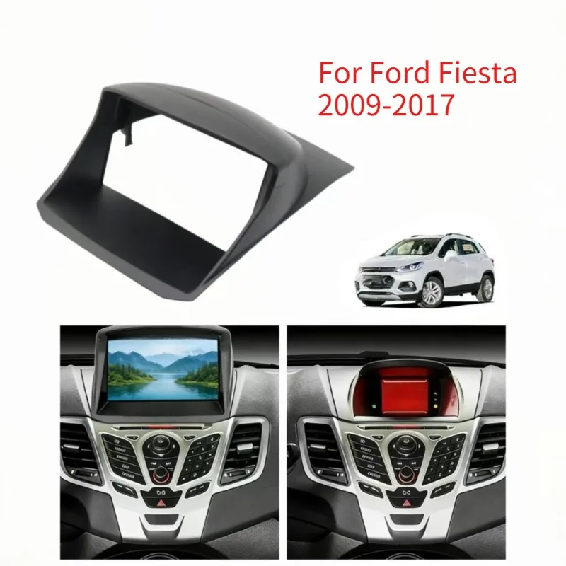 

9 Inch Car Frame Fascia Adapter Android Radio Dash Fitting Panel Kit For Ford Fiesta