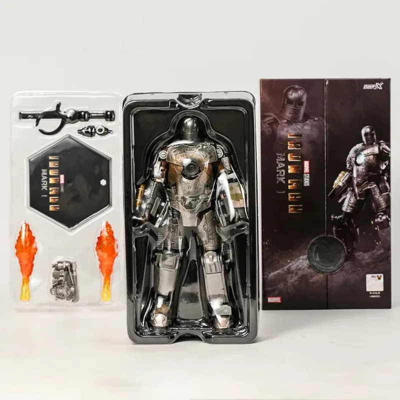 ZD Toys Iron Man Mark MK 1-7 17 21 28 42 43 45 46 85 Tony Stark Collectible Model Doll Action Figure Toy