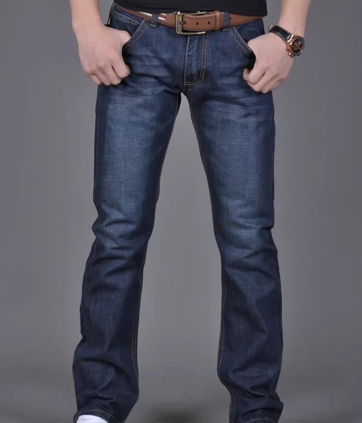 

Men's Ultra-low Waisted Autumn and Winter Straight leg Jeans