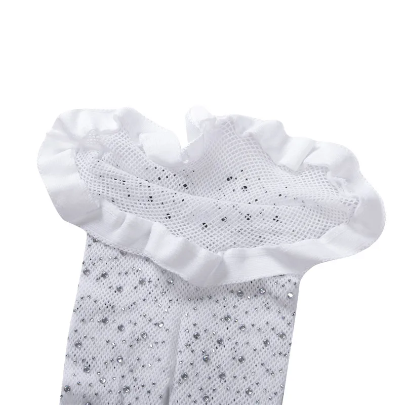 Baby-Mädchen-Strumpfhose mit Strassbesatz, elastische Netzstrumpfhose mit glänzenden Diamanten für coole, wilde Outfits, Prinzessinnen-Leggings für Kinder – Detail 11