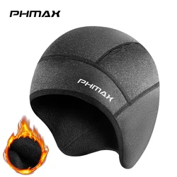PHMAX Winter Cycling Caps Windproof Warm Breathable Wool TMB Mountain Bike Skiing Running Motorcycle Riding cap
