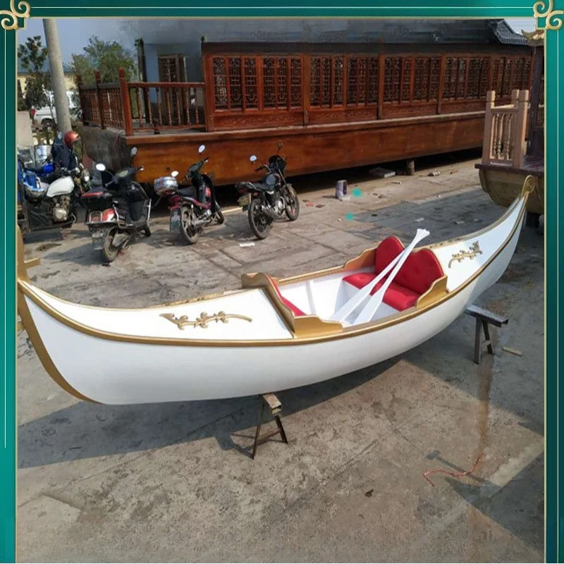 Photography Decoration Boat Luxury Water Park Hand Rowing Boat Ornament
