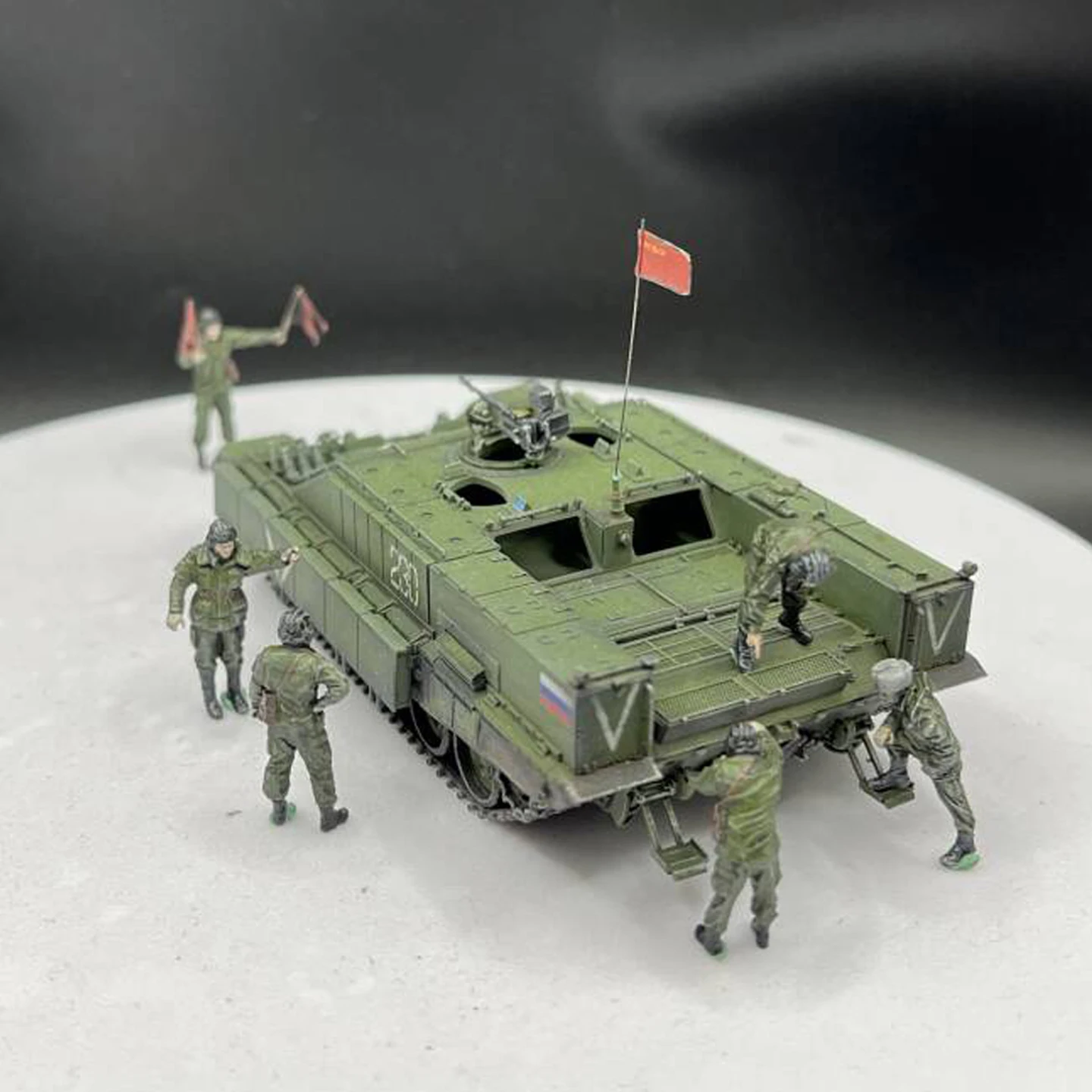 مقياس 1:72 مصلح خزان الراتنج 6-شخص المشهد ملحق نموذج ألعاب جنسية الكلاسيكية الحنين الهدايا تذكارية عرض ثابت #6