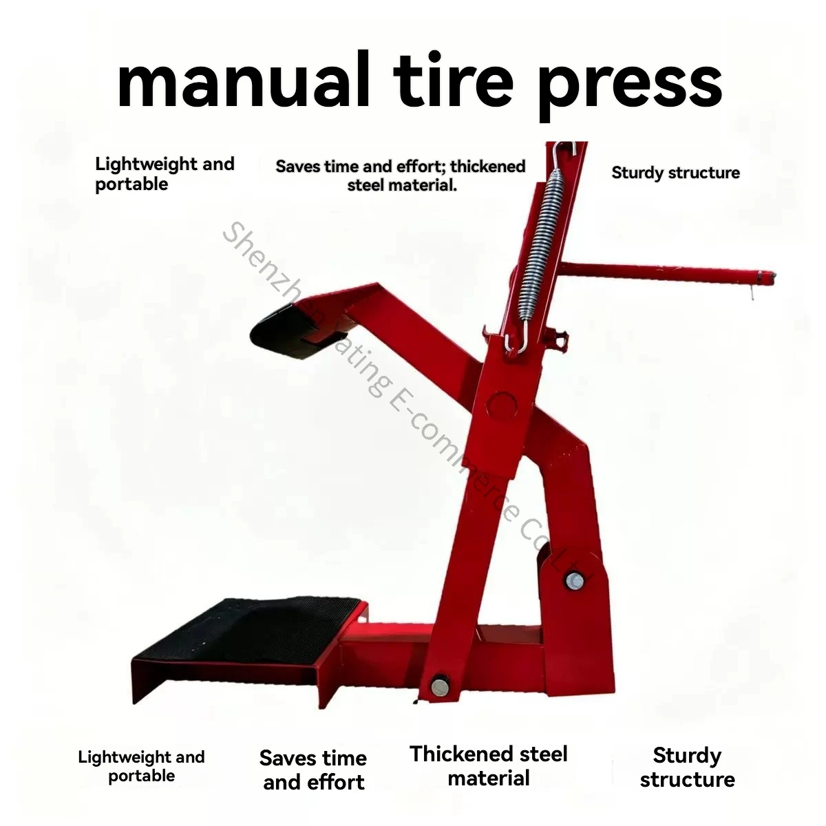 New Manual Tire Mobile Tire Press Simple Manual Portable Jack Tire Press Weigh