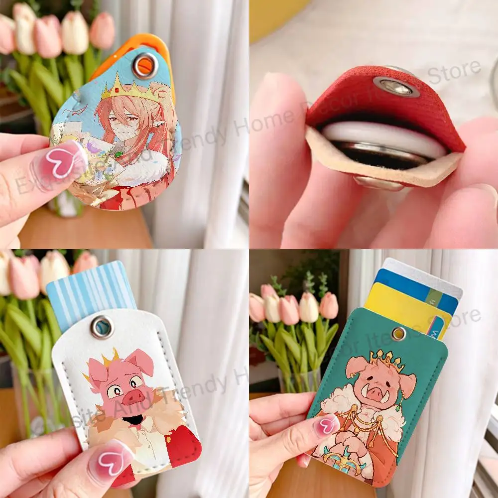T-Technoblade T-Techno Wholesale PU Leather Card Cover 3 Styles Available Teardrop Long Small Rectangle Keychain