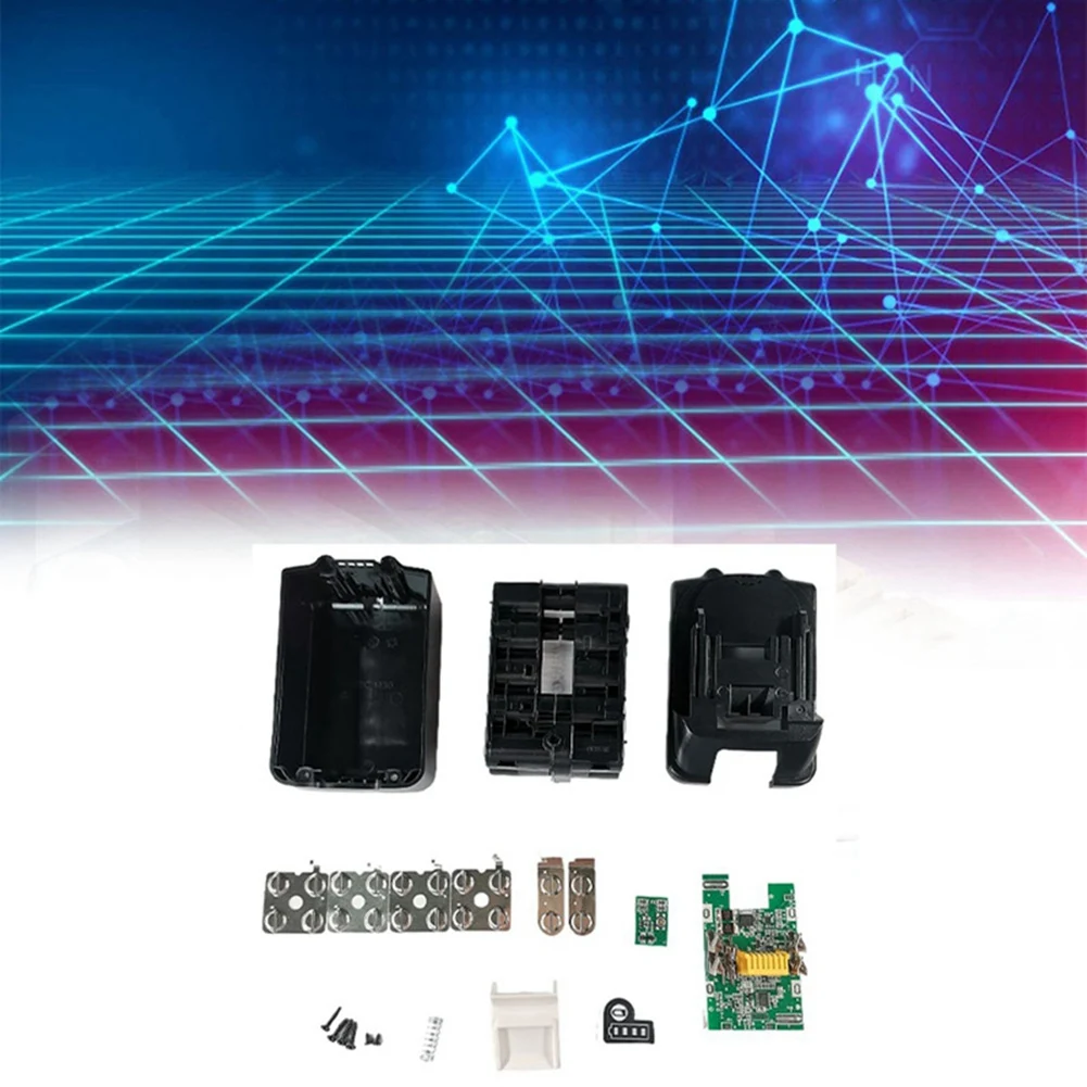 Kit de Circuit imprimé de charge PCB, boîtier en plastique pour batterie Makita 18V 18650 10 cœurs pour outils électriques