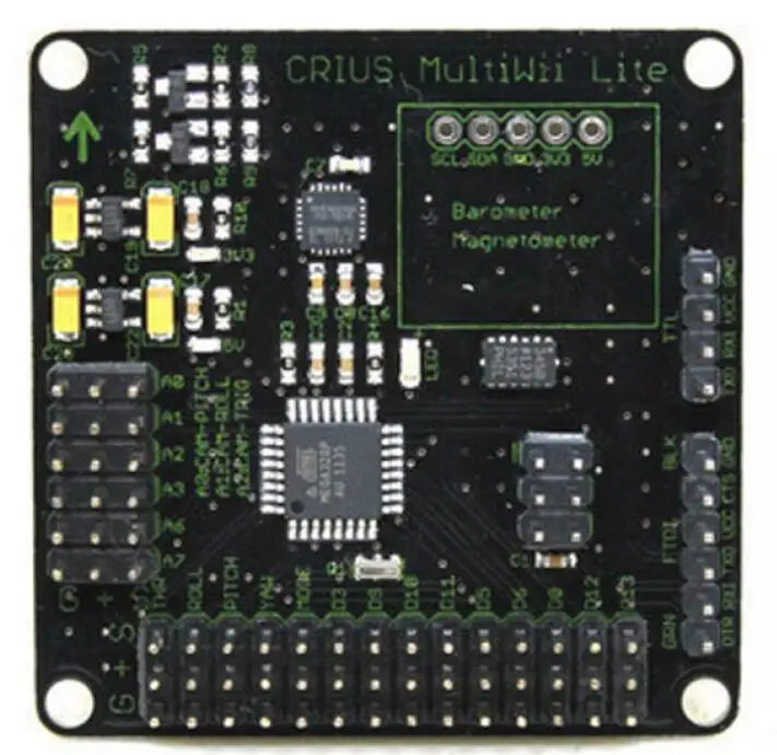 CRIUS MULTIWII  LITE V0.2 Multiwii Lite MWC SE YFROBOT V2.5 /Pirate Flight control FC for RC car