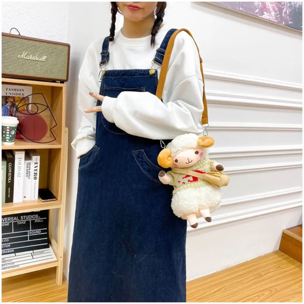 Design All-match JK Uniform Accessories Plush Crossbody Bags Korean Style Handbags Cute Lamb Bag Cute Small Bags Women Handbags