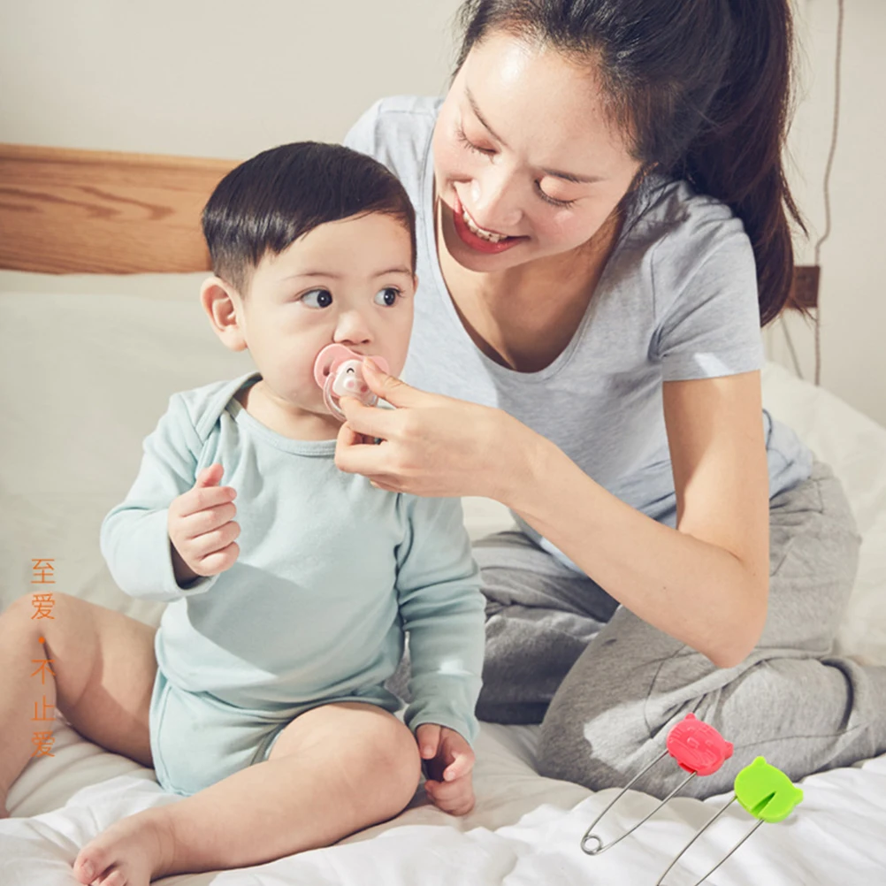 

4 Pcs Newborn Nappies Baby Pins Clothes Brooch Safety Multipurpose for Children
