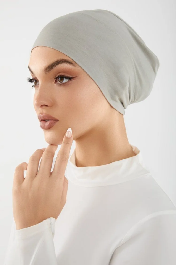 Ready To Wear Inner Cap Hijab for Women Muslim Solid Underscarf Hijab Undercap Scarf Turban Hat Islamic Muslim Hijabs Headcover