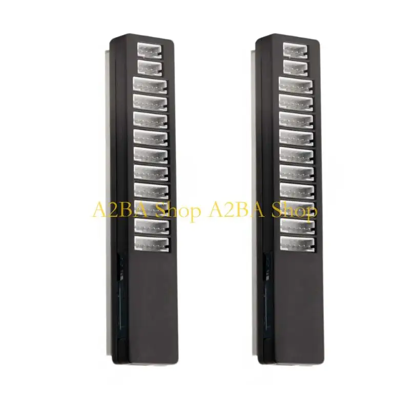 A2BA 6Pin Case Fan Controller for Multiple Fan Easy Installation No Tools Need