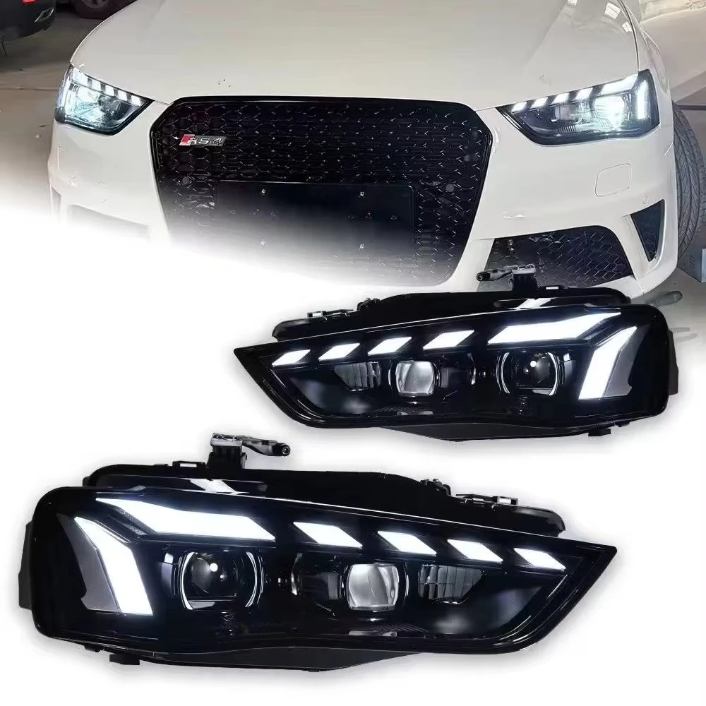 

A4 B8.5 A4L DRL LED matrix 2013-2016 high beam turn signal headlights headlights retrofit upgrade