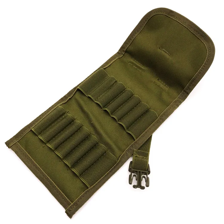 14 Rounds Rifle Cartridge Pouch Bag Molle Belt Holder Fits for .410 308 45-70 30.06, 30 to .416 , 308 . 30-30 Winchester.