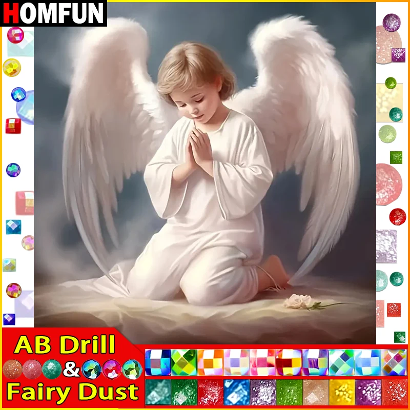 HOMFUN Fairy Dust AB DIY 5D Diamond Painting 