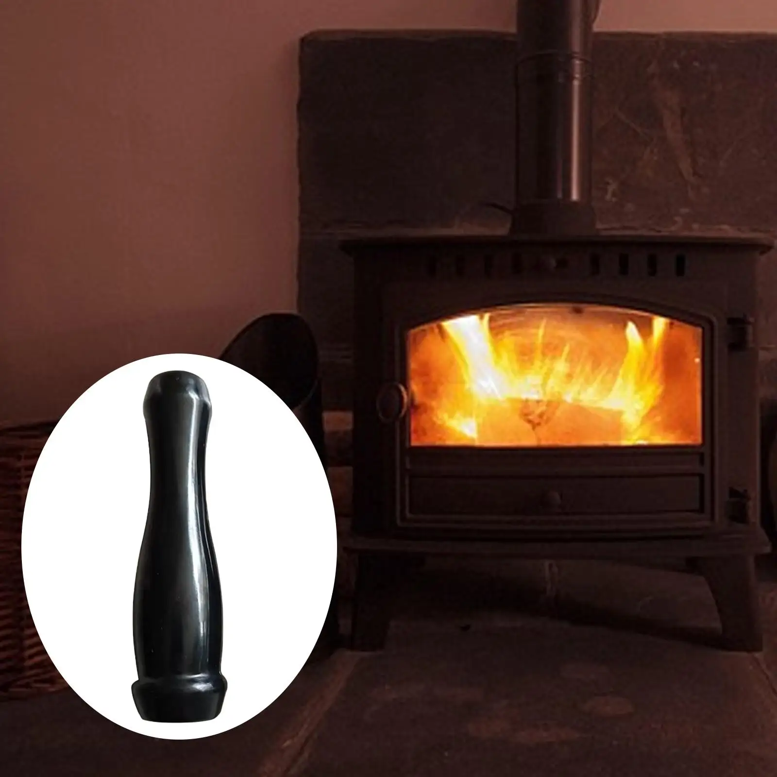 Durable Fireplace Wooden Stove Handle Repair Kit Fireplace Accessories Set for Interior Fireplace Holder