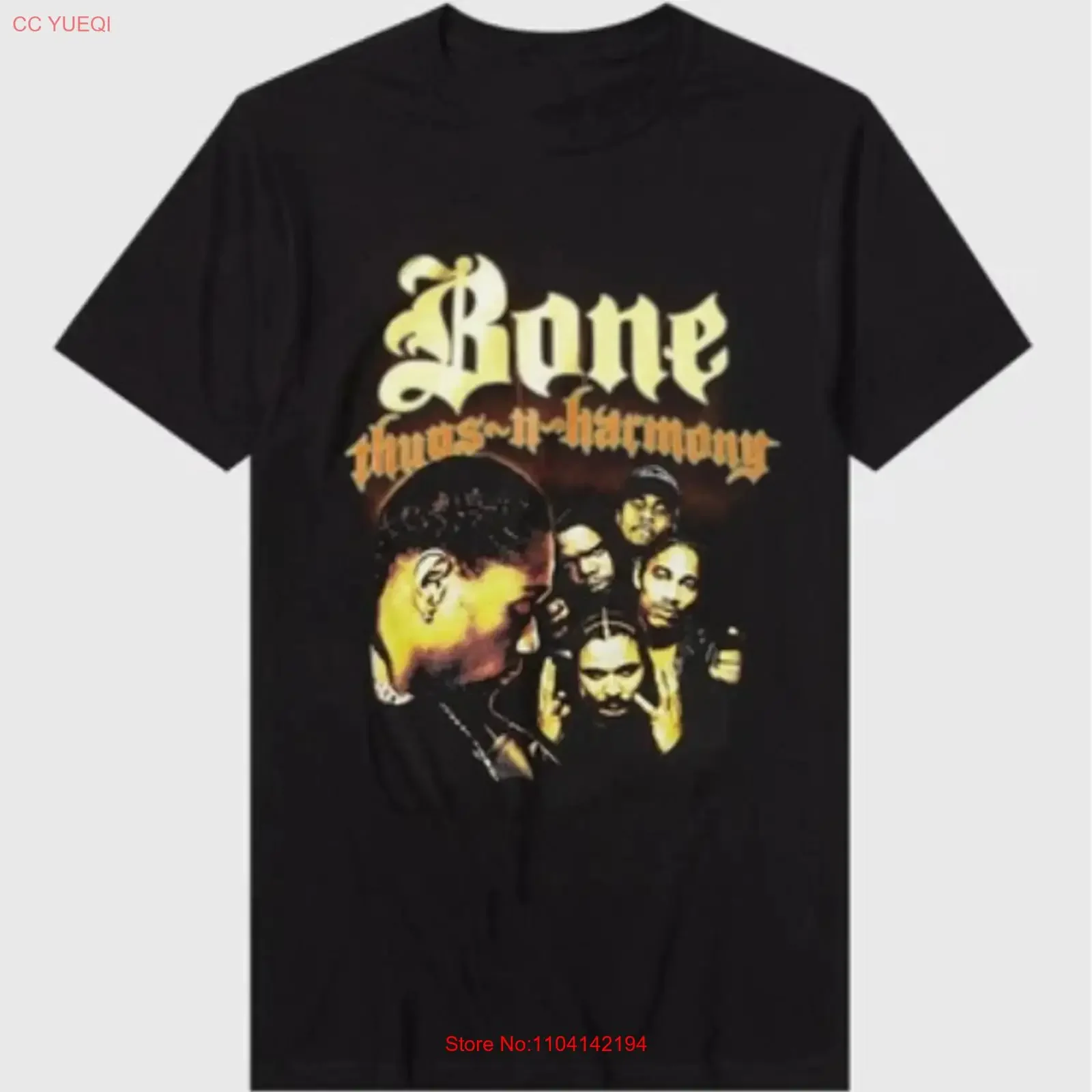 Bone Thugs N Harmony Group Boyfriend T-shirt en coton S 5XL vintage, vêtements streetwear lavés, vêtements de créateur, confortables et polyvalents
