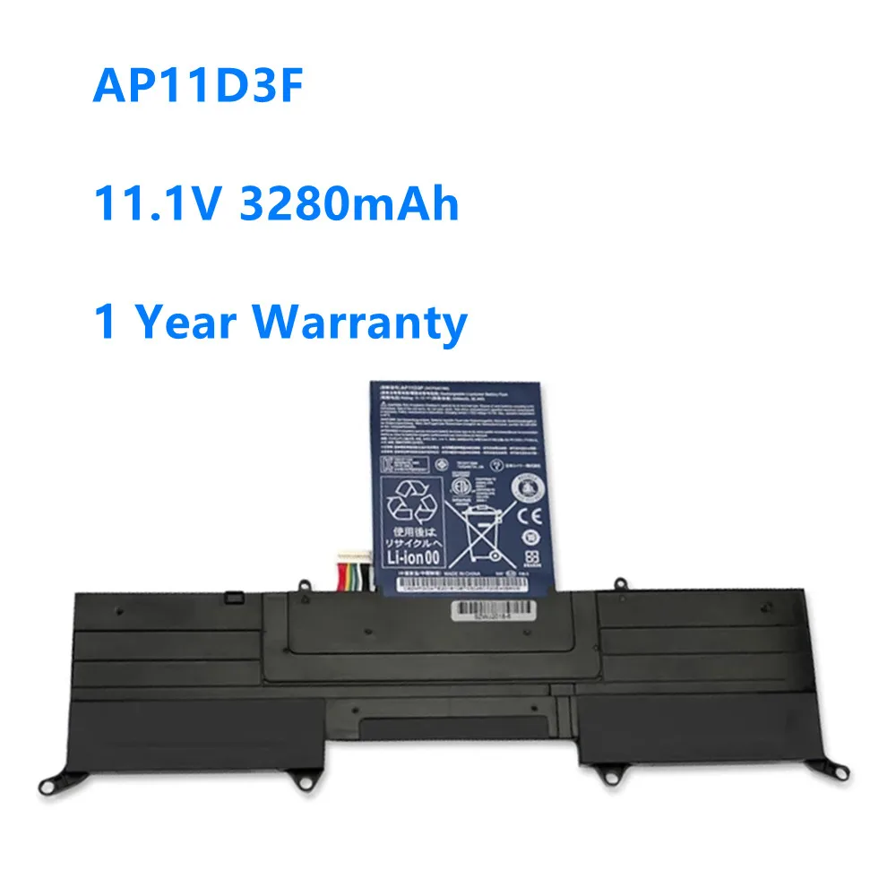 AP11D3F AP11D4F Laptop Battery For Acer Aspire S3 S3-951 S3-391 MS2346 3ICP5/65/88 3ICP5/67/90 11.1V 3280mAh