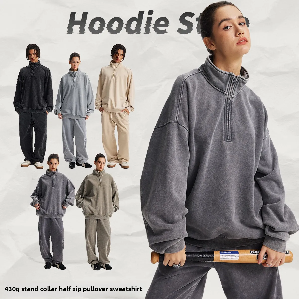

Artie Men's Cotton Hoodie Zip-Up Collar Casual Wear Retro Sle Full Sve Comfortable Fit Autumn Winter New Arrival