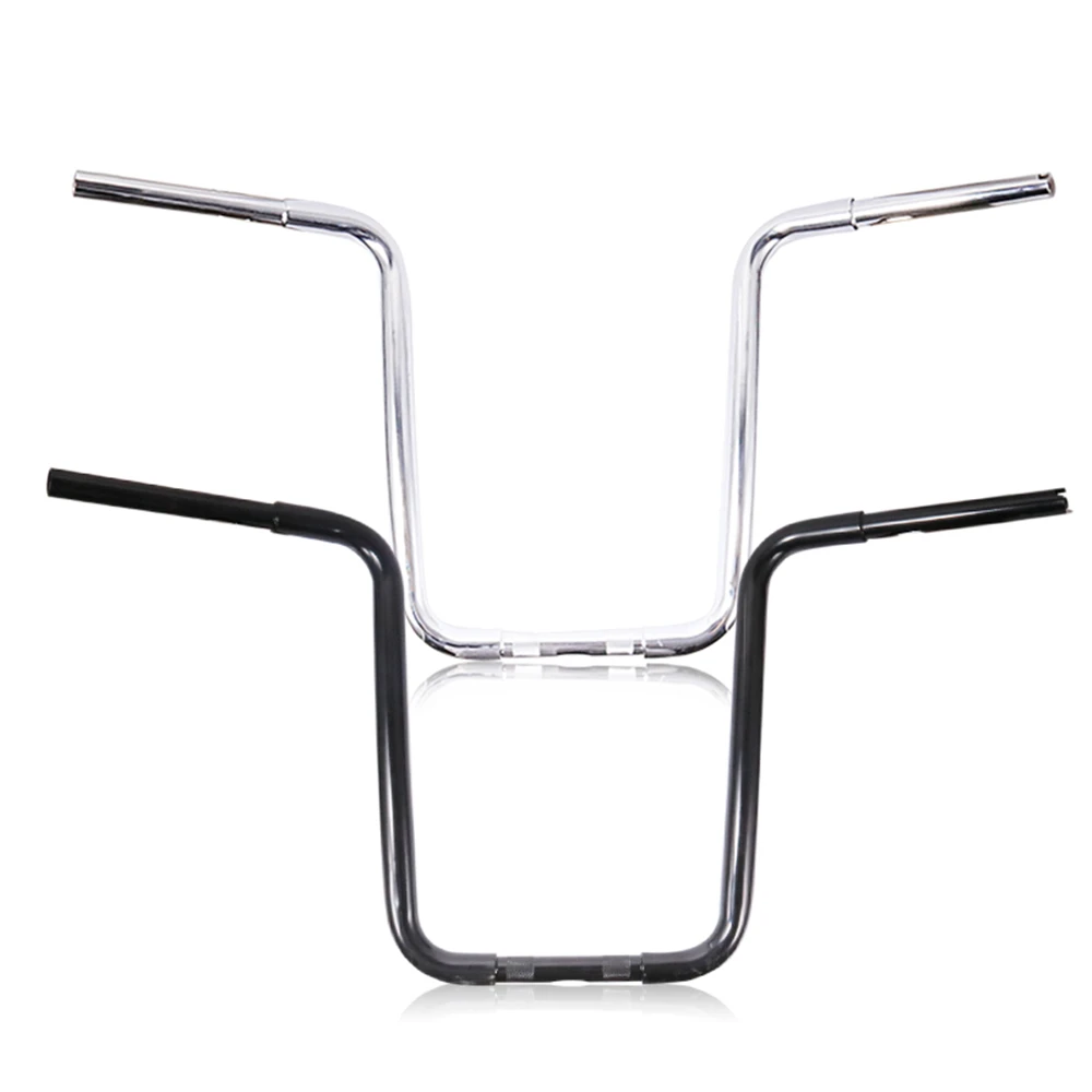 Vintage Motorcycle Handlebars 25mm Pullback 18\'\' Super High Steering Wheel for Sportster Softail Dyna Road Glide Bobber Chopper