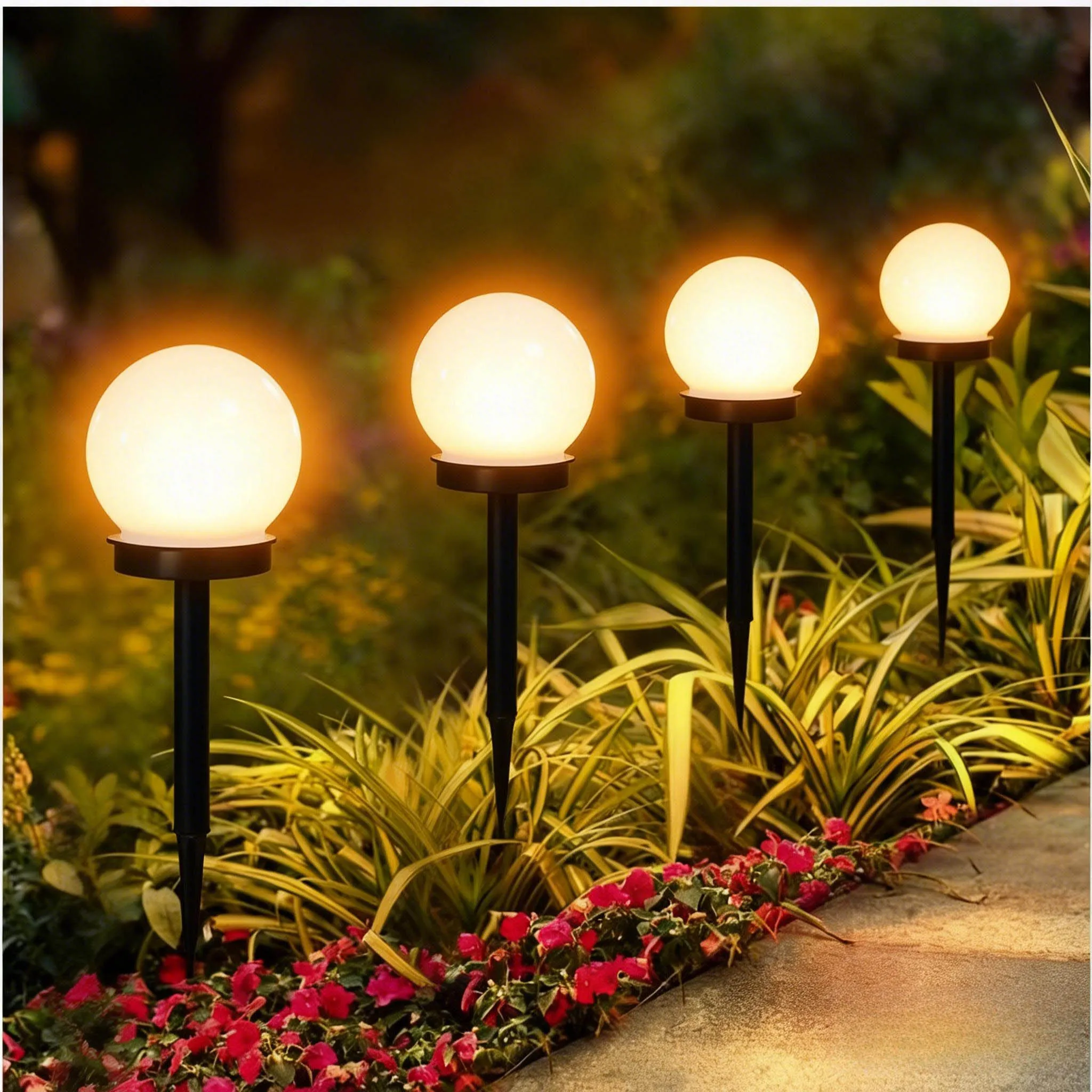 

LED Ball Light Solar Lamp Outdoor Lawn Lamp Luminous Ball Pool Table Party Garden Lighting Lawn Yard Lamp Decorative Lantern