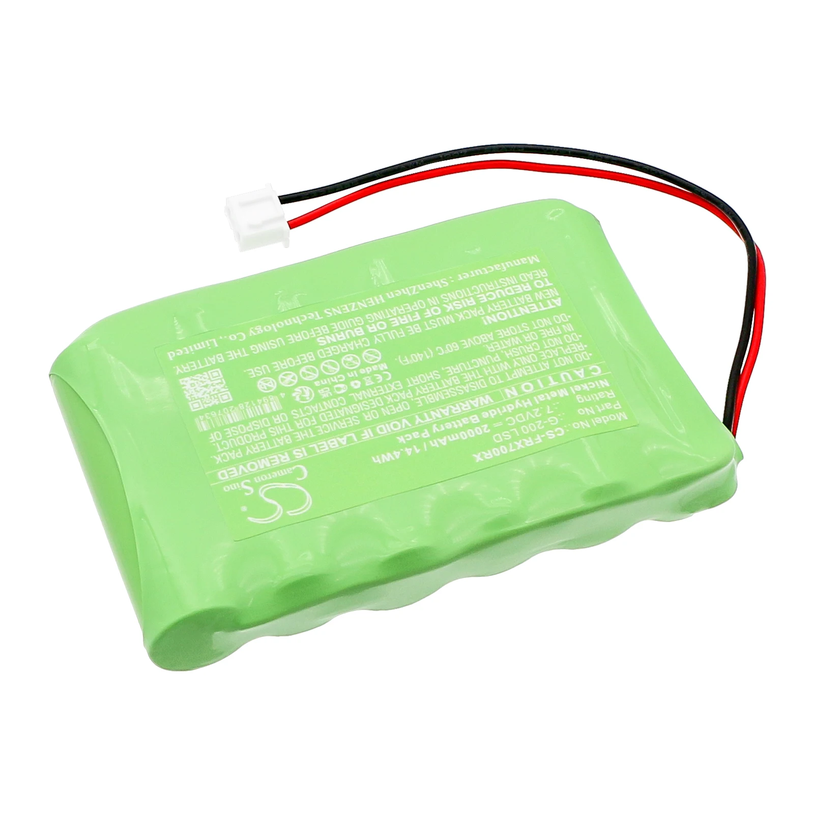 CS Replacement Battery For FrSky Taranis QX7,Taranis QX 7 G-200 LSD 2000mAh / 14.4Wh Remote Controller