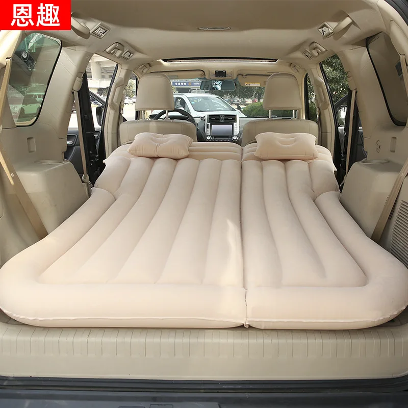 Car Inflatable BedCar Inflatable Mat Trunk Folding Mattress Rear Row Travel Bed Rear Seat Car Air Mattress