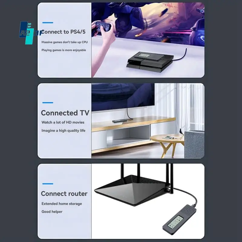

A23F-M.2 Hard Drive Box M.2 NVME SSD Enclosure USB 3.2 10 Gbps M.2 SSD Case Digital Display Support UASP For Hard Disk